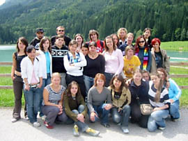 Participants Europe at School in Altenmarkt 2005, Fotocredit: Veronique Schons